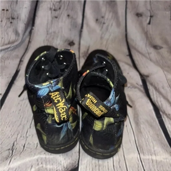 Dr. Martens Hackney Women’s Tropical Floral Canvas Boots US Sz 7 Combat Lace-Up - Picture 4 of 7